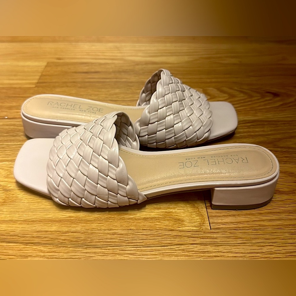 Rachel Zoe light pink Mules Chic and Comfortable
